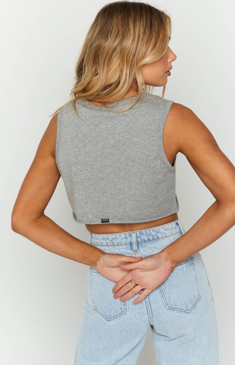 Thrills Some Kind of Paradise Vintage Marle Super Crop Tank sold by Beginning Boutique product image thumbnail 6