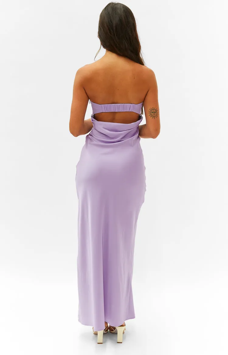 Maiah Lilac Maxi Dress sold by Beginning Boutique product image thumbnail 5