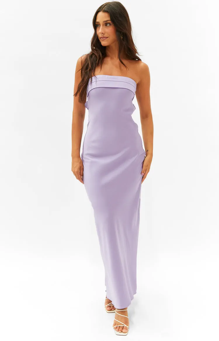Maiah Lilac Maxi Dress sold by Beginning Boutique product image thumbnail 3
