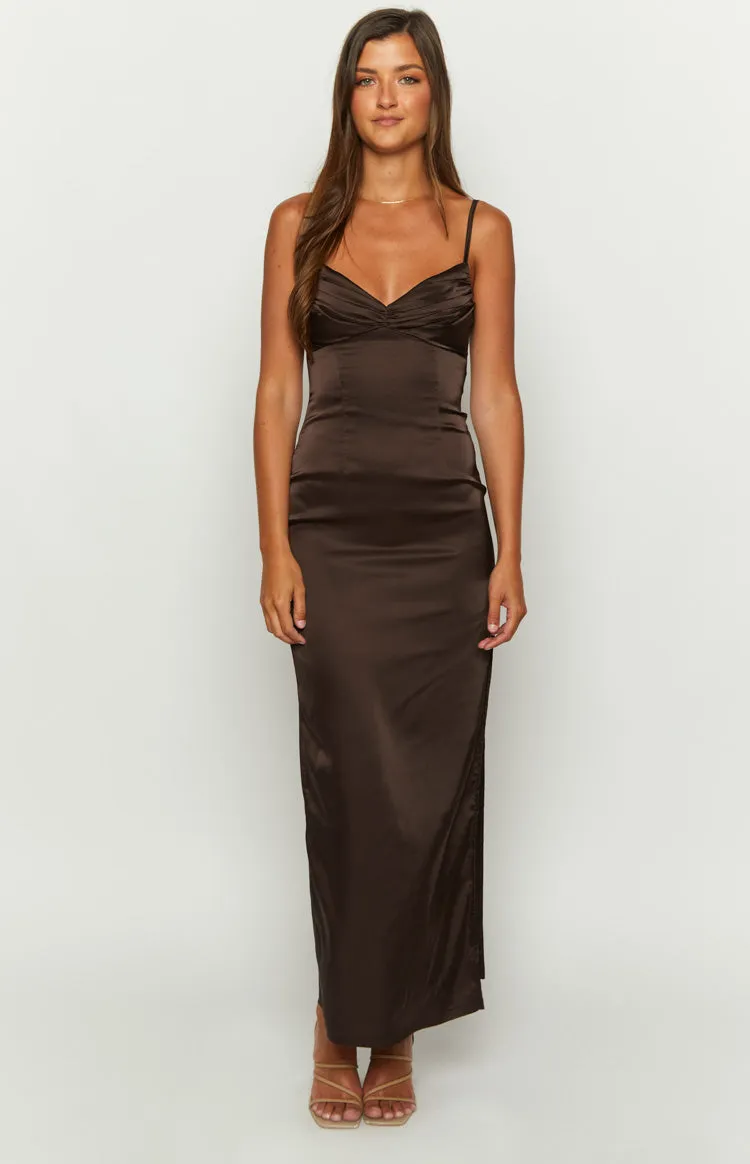 Honey Chocolate Maxi Dress sold by Beginning Boutique product image thumbnail 2