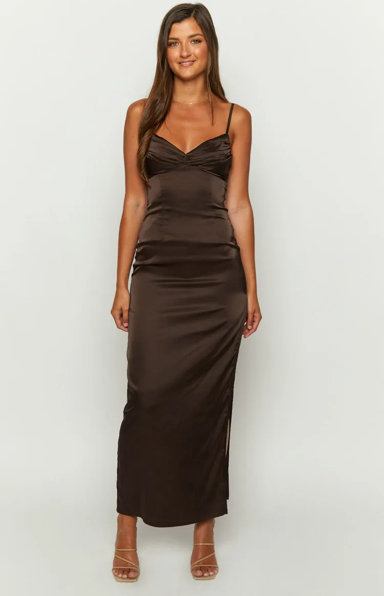 Honey Chocolate Maxi Dress sold by Beginning Boutique product image thumbnail 3
