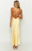 Elery Light Yellow Midi Dress sold by Beginning Boutique