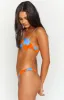 9.0 Swim Luella Orange Floral Bikini Bottoms sold by Beginning Boutique