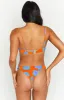 9.0 Swim Luella Orange Floral Bikini Bottoms sold by Beginning Boutique