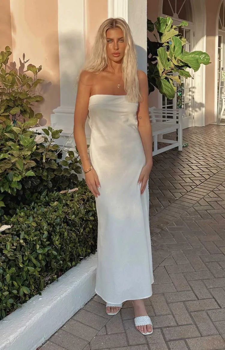 Summer Cream Midi Dress sold by Beginning Boutique product image thumbnail 2