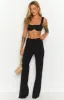 Eve Crop Black sold by Beginning Boutique