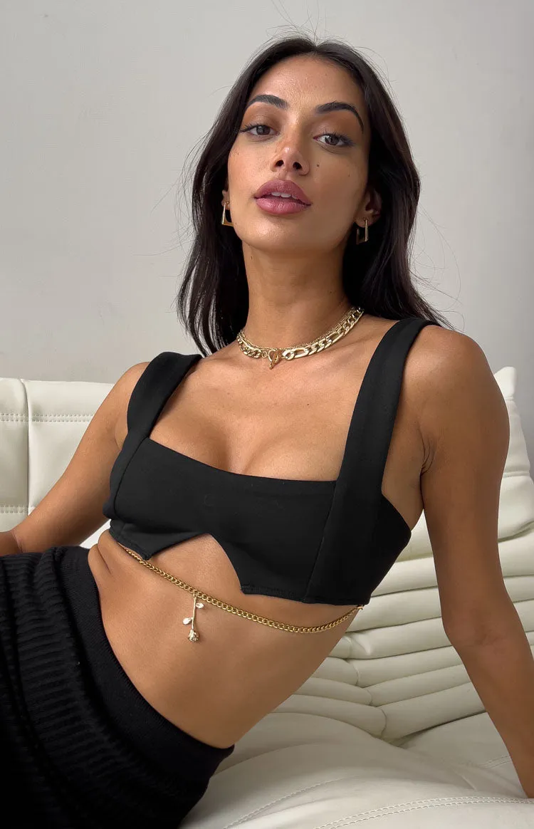 Eve Crop Black sold by Beginning Boutique product image thumbnail 3