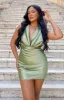 Valley Sage Mini Party Dress sold by Beginning Boutique