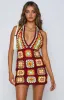 Harmon Crochet Dress Multi sold by Beginning Boutique