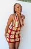 Harmon Crochet Dress Multi sold by Beginning Boutique