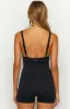 Lahana Halo Black Bodysuit sold by Beginning Boutique