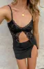 Huntley Black Lace Cami Top sold by Beginning Boutique