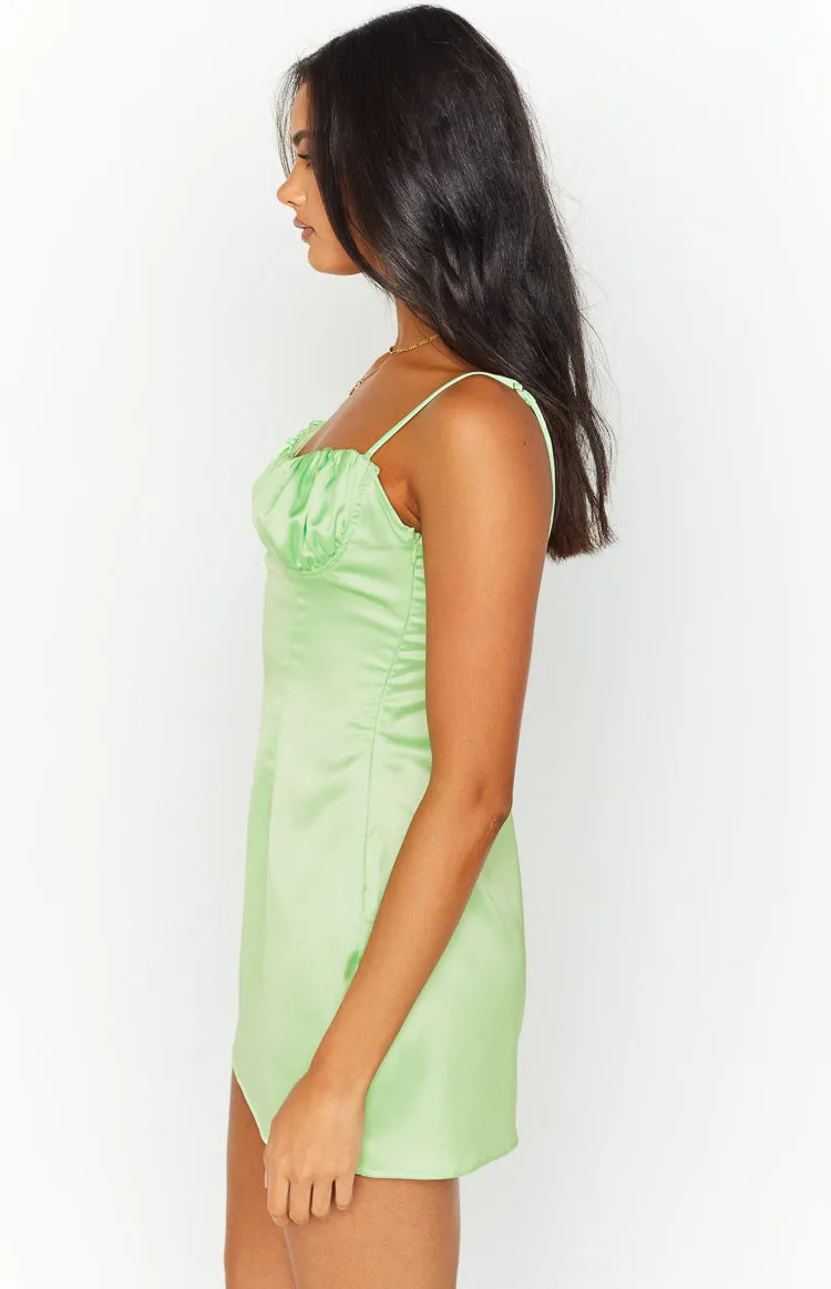 Willa Green Mini Dress sold by Beginning Boutique product image thumbnail 4