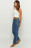 Abrand 99 Low Straight Elena Mid Wash Jeans sold by Beginning Boutique