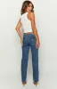 Abrand 99 Low Straight Elena Mid Wash Jeans sold by Beginning Boutique
