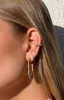 Tana Gold-Plated Hoop Clip Earrings sold by Beginning Boutique
