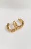 Tana Gold-Plated Hoop Clip Earrings sold by Beginning Boutique