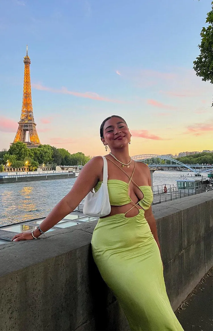 Taylor Green Maxi Dress sold by Beginning Boutique product image thumbnail 3