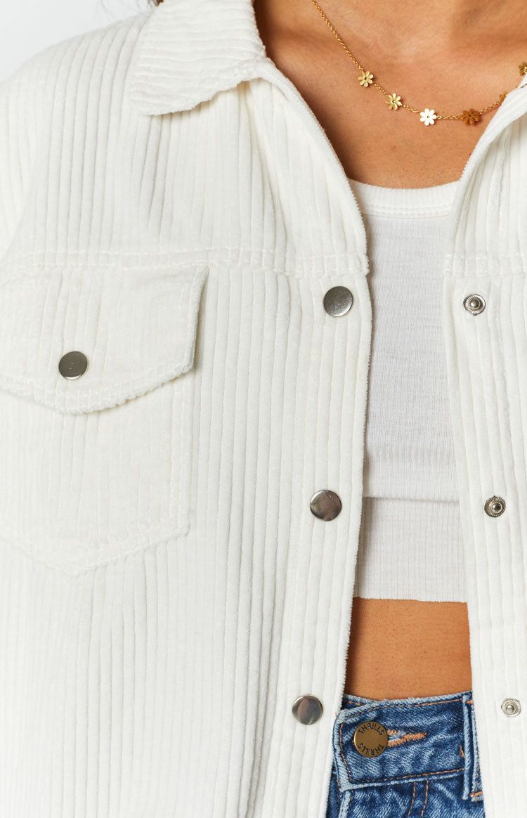 Rayna Cord Jacket Cream sold by Beginning Boutique product image thumbnail 9