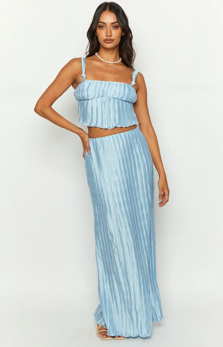 That Occasion Blue Maxi Skirt sold by Beginning Boutique product image thumbnail 2