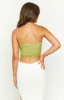 Nyssa Green Lace Front Top sold by Beginning Boutique