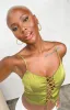Nyssa Green Lace Front Top sold by Beginning Boutique