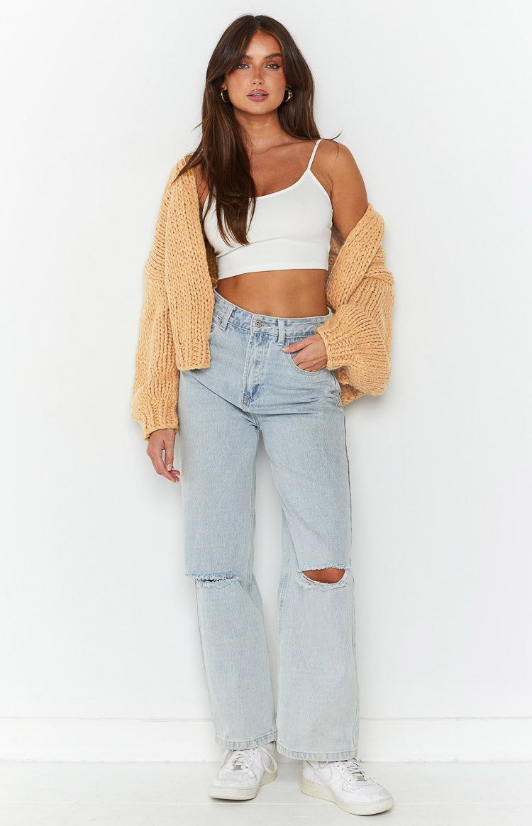 Bad Habits Camel Knit Cardigan sold by Beginning Boutique product image thumbnail 7