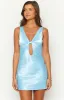Zoey Blue Mini Dress sold by Beginning Boutique