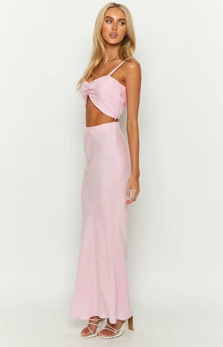 Willa Pink Maxi Skirt sold by Beginning Boutique product image thumbnail 5