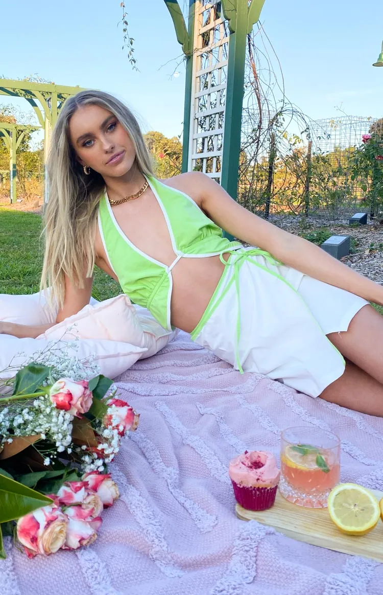 Rita Green Halter Top sold by Beginning Boutique product image thumbnail 3