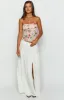 Cade White Maxi Skirt sold by Beginning Boutique
