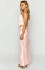 Azriel Pink Satin Bow Maxi Skirt sold by Beginning Boutique