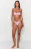9.0 Swim Bianca Pink Gingham Bikini Top sold by Beginning Boutique