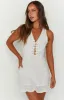 Poppy White Mini Dress sold by Beginning Boutique