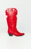 Billini Velma Scarlet White Cowboy Boots sold by Beginning Boutique