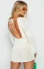 Underground White Backless Dress sold by Beginning Boutique
