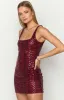 Pixie Red Mini Dress sold by Beginning Boutique