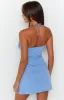 Love Again Blue Halter Mini Dress sold by Beginning Boutique