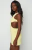 Miley Yellow Mini Dress sold by Beginning Boutique