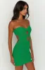 Alisha Green Strapless Mini Dress sold by Beginning Boutique