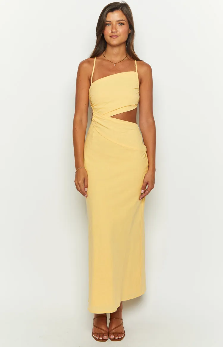 Cindy Yellow Maxi Dress sold by Beginning Boutique product image thumbnail 2
