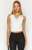 Tyrin White Crop Top sold by Beginning Boutique