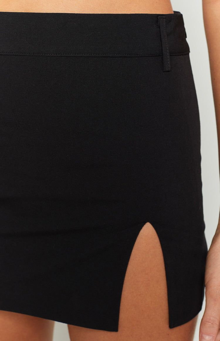 Aspin Black Mini Skirt sold by Beginning Boutique product image thumbnail 6