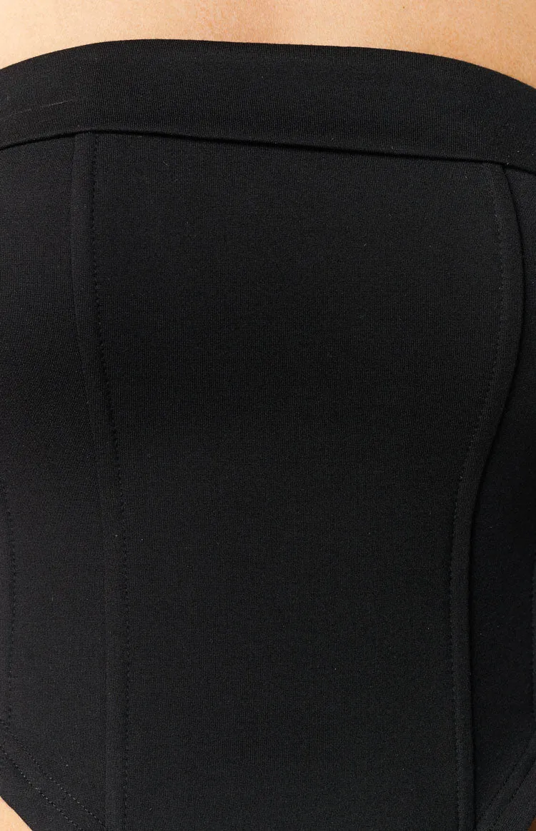 Bobbi Black Strapless Corset Top sold by Beginning Boutique product image thumbnail 5