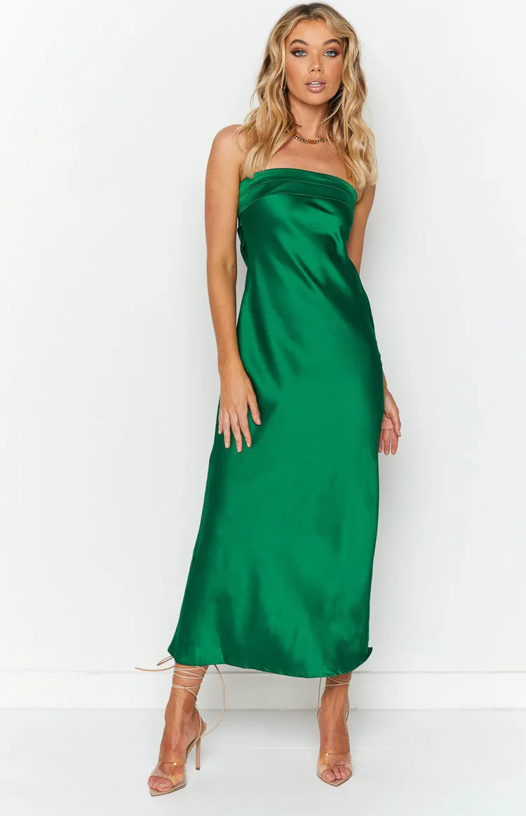 Maiah Emerald Maxi Dress sold by Beginning Boutique product image thumbnail 2