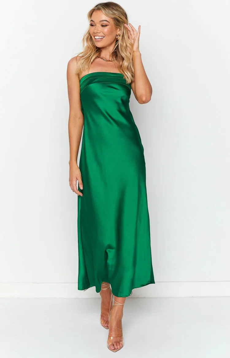 Maiah Emerald Maxi Dress sold by Beginning Boutique product image thumbnail 5