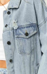 Casual Chic Light Wash Denim Jacket sold by Beginning Boutique