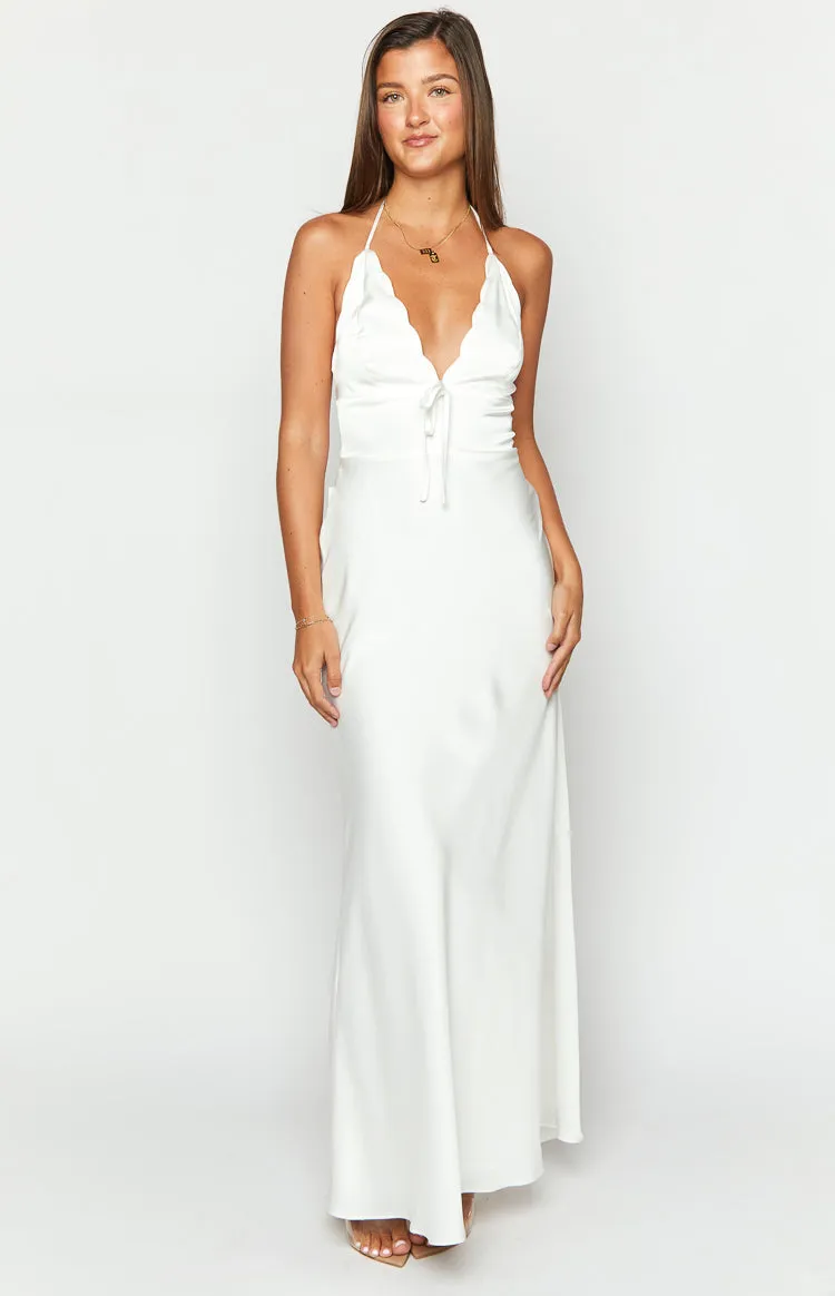 Nicole White Maxi Dress sold by Beginning Boutique product image thumbnail 3