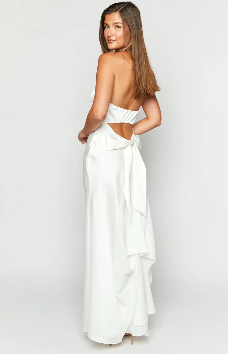 Nicole White Maxi Dress sold by Beginning Boutique product image thumbnail 5