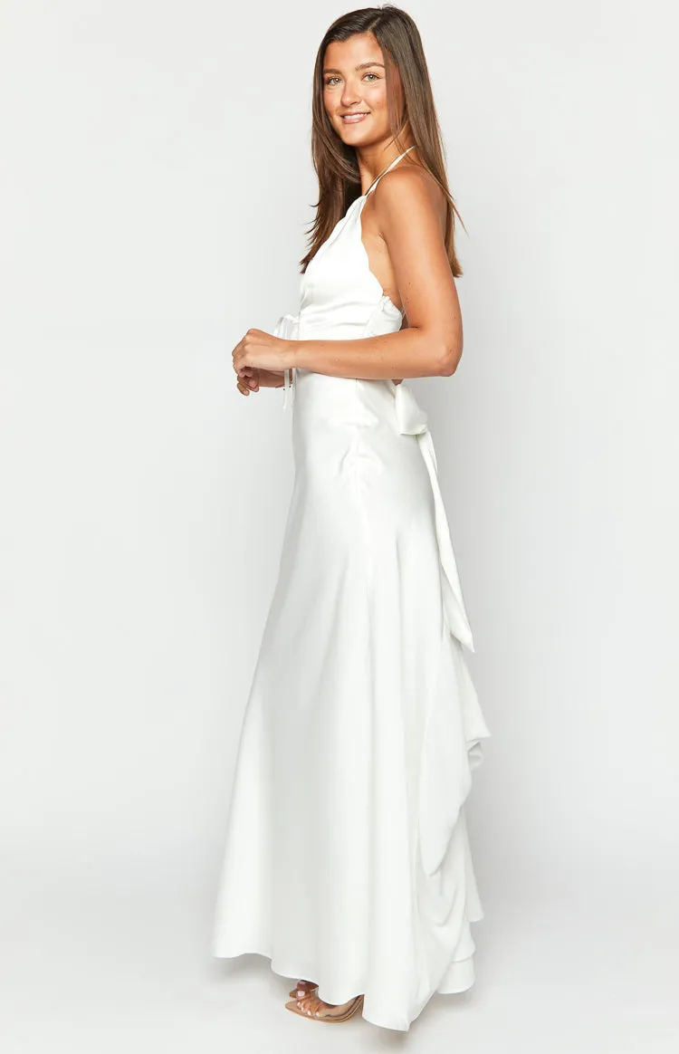 Nicole White Maxi Dress sold by Beginning Boutique product image thumbnail 4